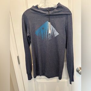 OHANA Men's XSmall Blue Lightweight Hoodie $38 original price